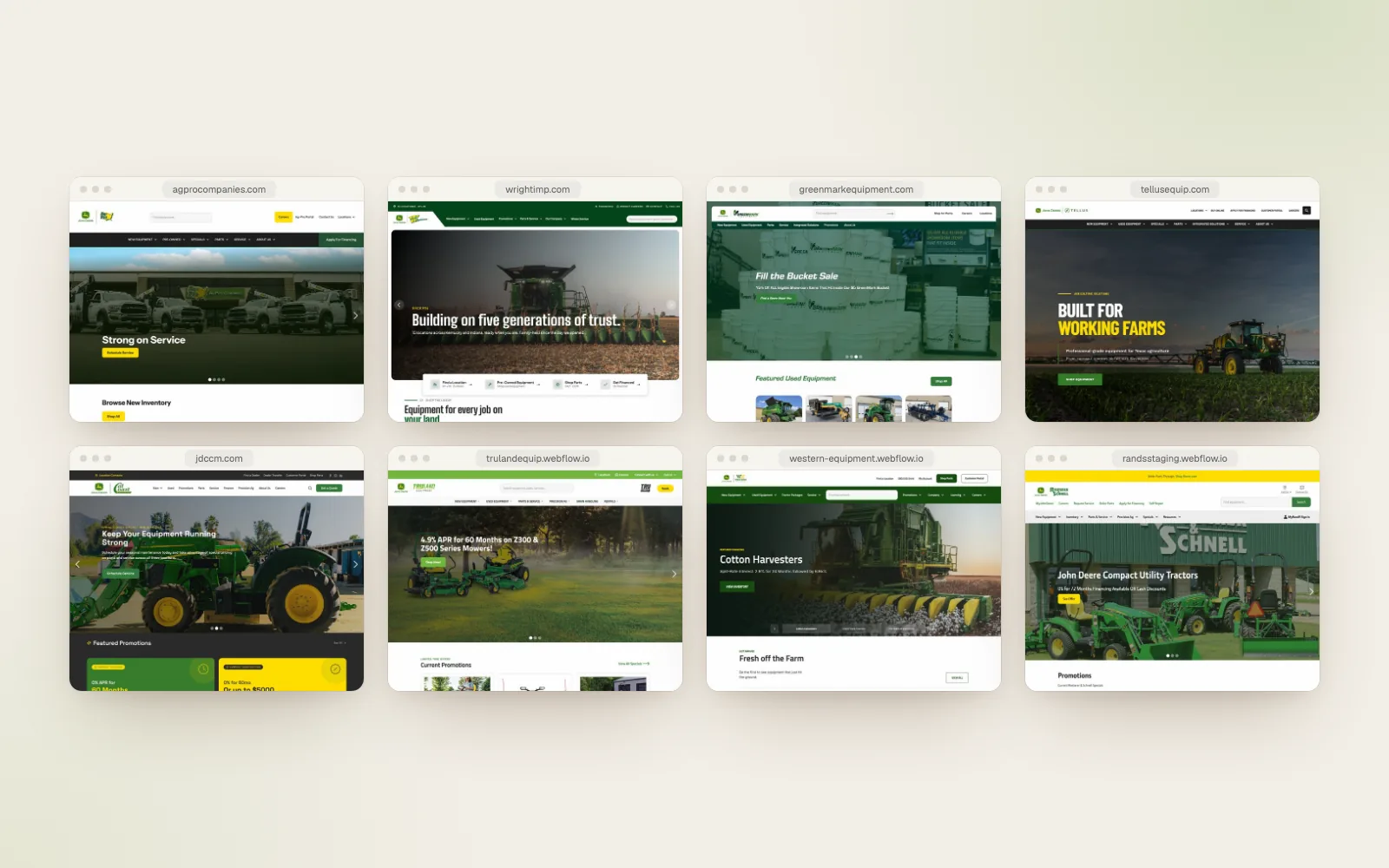 Webflow websites