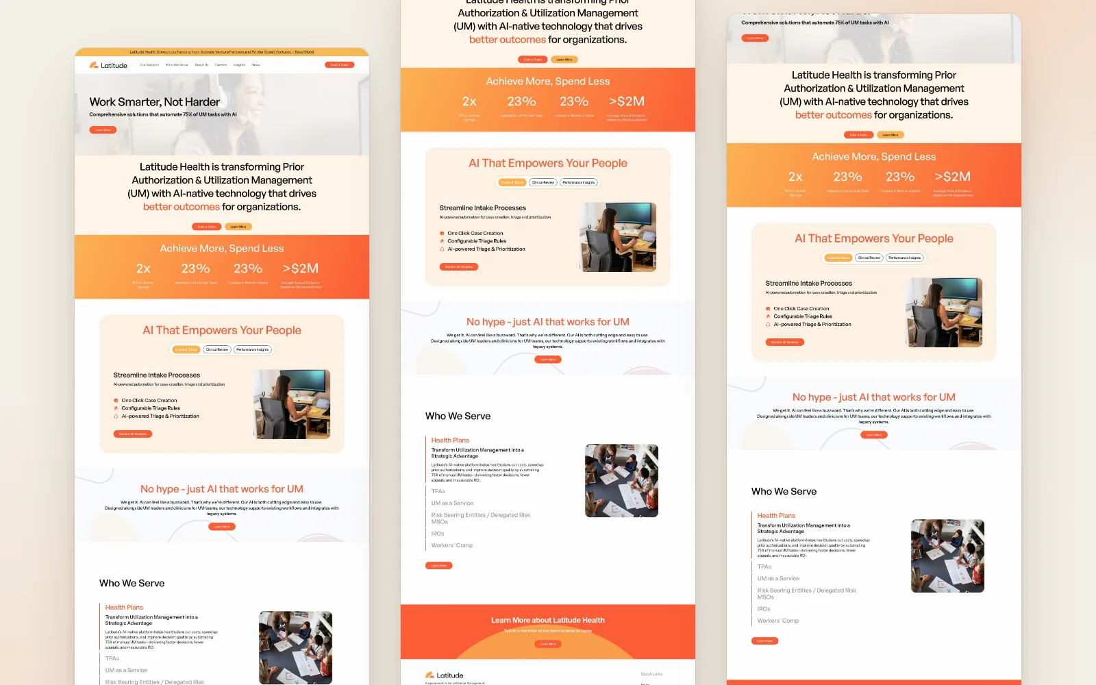 Latitude Health: The full page