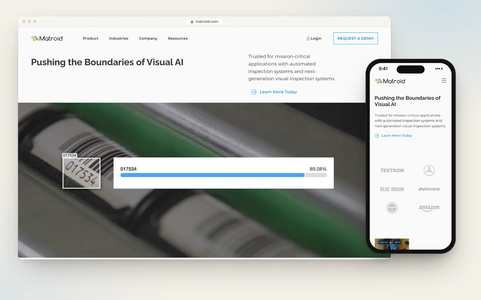 Matroid: Desktop & mobile