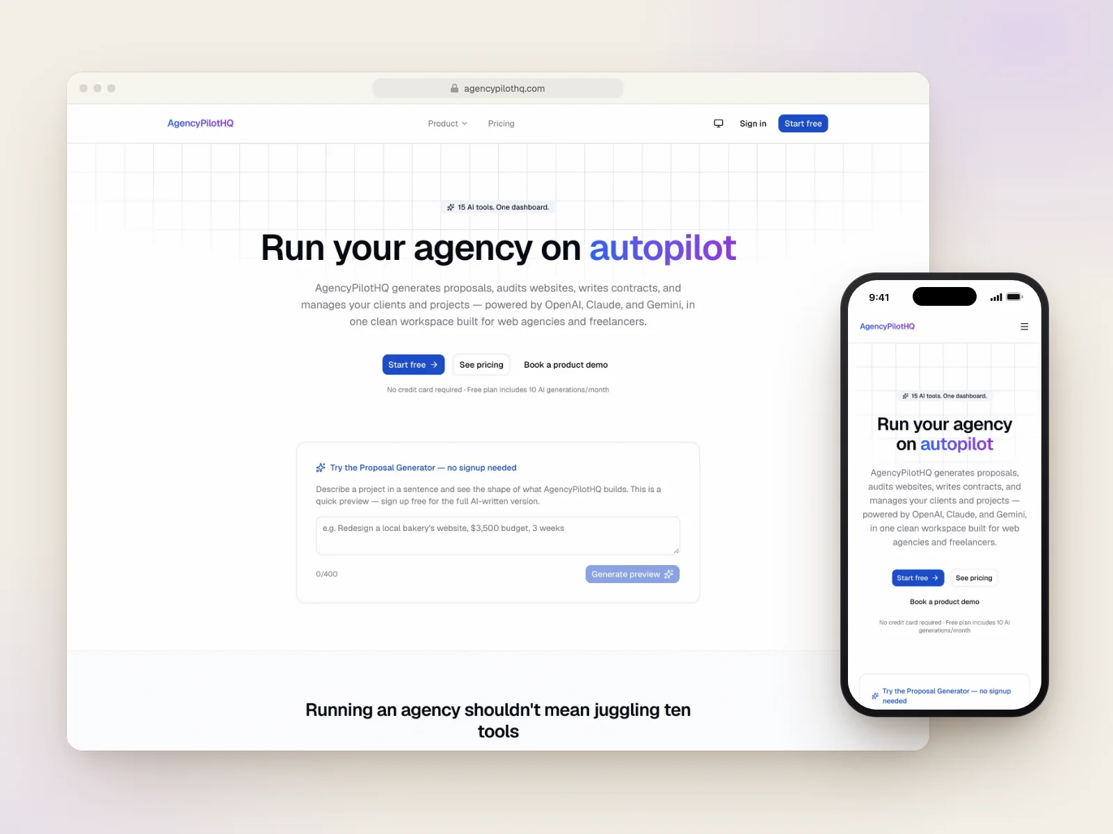 Web apps and SaaS